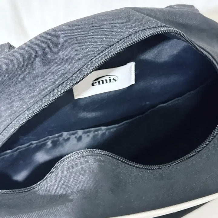 [BUNJANG] Emis Nylon Round Half Bag Black / 정품 이미스 나일론 라운드 하프백 블랙 이미스가방 이미스보부상백