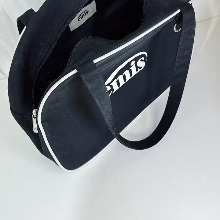 [BUNJANG] Emis Nylon Round Half Bag Black / 정품 이미스 나일론 라운드 하프백 블랙 이미스가방 이미스보부상백