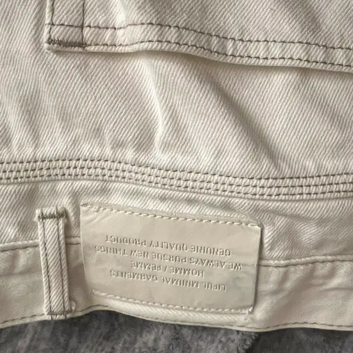[BUNJANG] LIFUL Minimal Garments Ivory Pants / 라이풀 미니멀 가먼츠 아이보리 팬츠 L