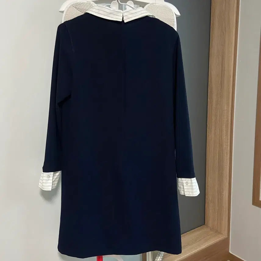 BUNJANG] Sandro Layered Collar Shirt Dress 38 / Sandro 산드로 레이어드 카라 셔츠 –  HALLYUSUPERSTORE