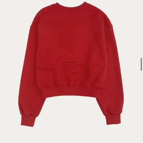 [BUNJANG] Somewherebut Logo Red Sweatshirt / 썸웨어버터 로고 맨투맨 레드