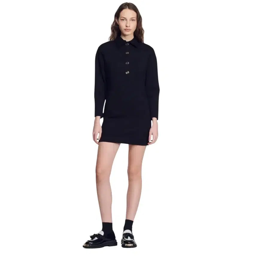 [BUNJANG] Sandro Fancy Collar Dress 34 / Sandro 산드로 팬시 카라 드레스 원피스 (34)