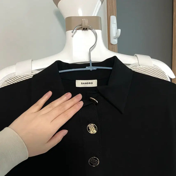 [BUNJANG] Sandro Fancy Collar Dress 34 / Sandro 산드로 팬시 카라 드레스 원피스 (34)