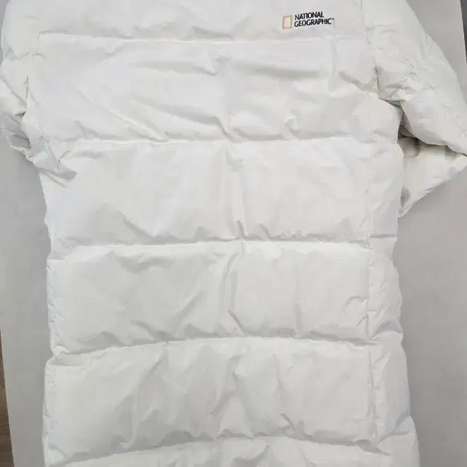 [BUNJANG] National Geographic Kaiman Goose Down Long Puffer Jacket White Size S / 내셔널지오그래픽 카이만 구스 롱패딩 화이트 S(마지막가격내림)