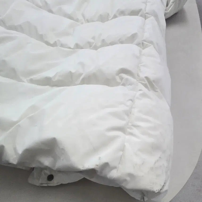 [BUNJANG] National Geographic Kaiman Goose Down Long Puffer Jacket White Size S / 내셔널지오그래픽 카이만 구스 롱패딩 화이트 S(마지막가격내림)