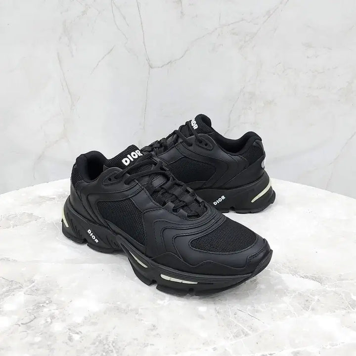 [BUNJANG] Dior CD1 Technical Mesh Black Sneakers / 40 / 디올 CD1 테크니컬 메쉬 블랙 스니커즈 3SN260YXB