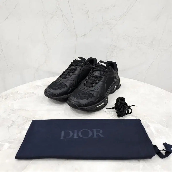 [BUNJANG] Dior CD1 Technical Mesh Black Sneakers / 40 / 디올 CD1 테크니컬 메쉬 블랙 스니커즈 3SN260YXB