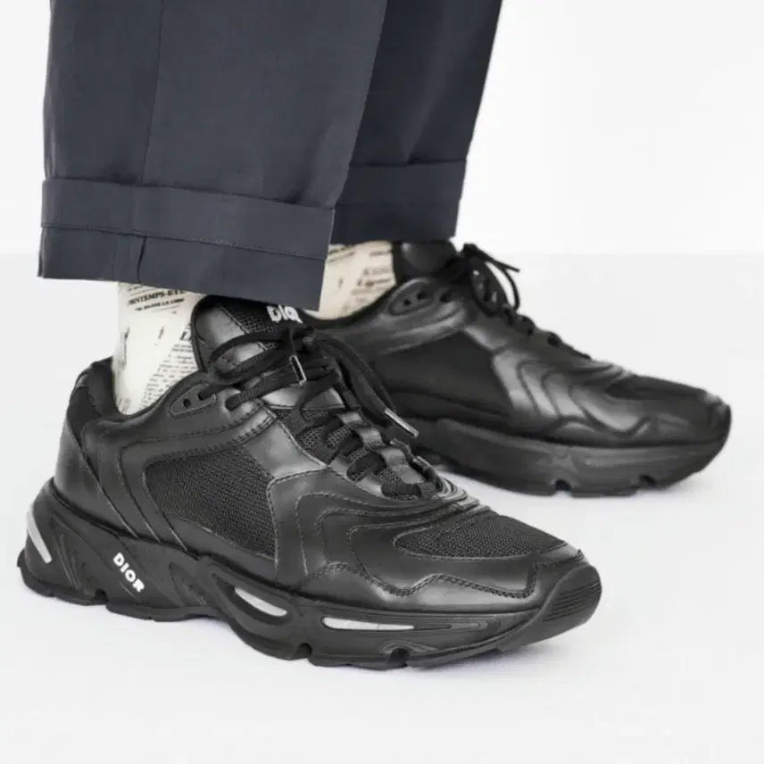 [BUNJANG] Dior CD1 Technical Mesh Black Sneakers / 40 / 디올 CD1 테크니컬 메쉬 블랙 스니커즈 3SN260YXB
