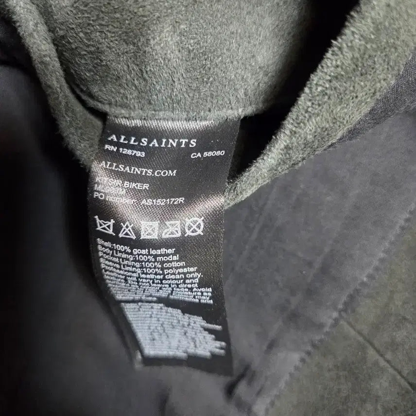 [BUNJANG] AllSaints Rider Leather Jacket / 올세인츠 라이더 가죽자켓