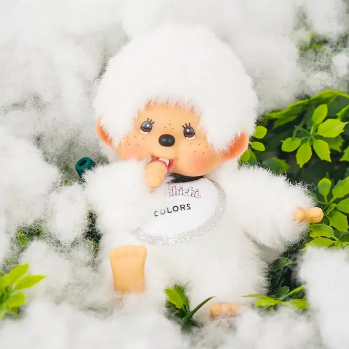 [BUNJANG] Monchhichi Colors Doll Keyring / 일본정품!! 몬치치 몬치치쿤 블랙 화이트