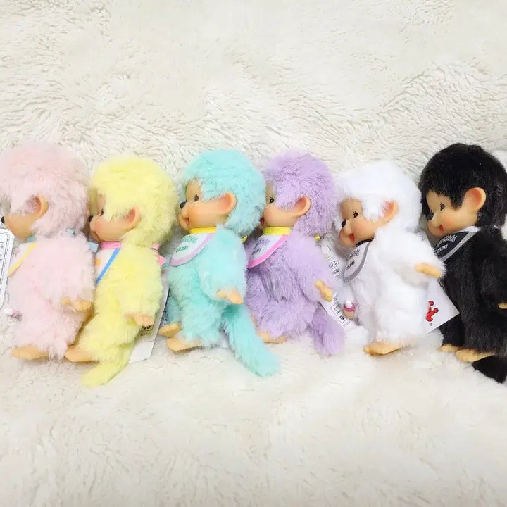 [BUNJANG] Monchhichi Colors Doll Keyring / 일본정품!! 몬치치 몬치치쿤 블랙 화이트