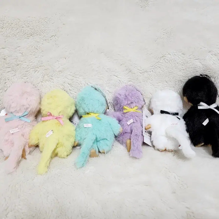 [BUNJANG] Monchhichi Colors Doll Keyring / 일본정품!! 몬치치 몬치치쿤 블랙 화이트