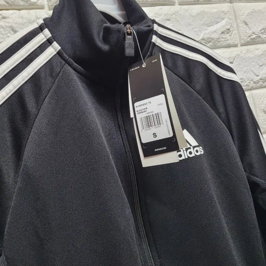 [BUNJANG] Adidas Three Stripes Black Track Top (Size 90) / 미사용)아디다스 삼선 블랙 트랙탑 90