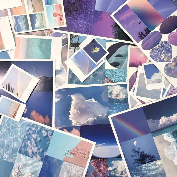 [BUNJANG] Vintage Scenery Sticker Bundle Set / 빈티지 풍경 스티커 일괄판매 다꾸용품 포장용품 감성 풍경 일괄