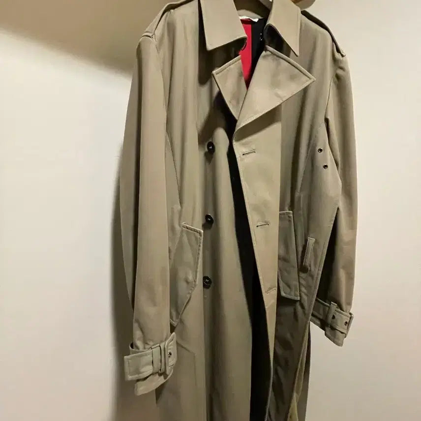 [BUNJANG] Valentino Uomo FW15 Trench Coat (IT46) / 발렌티노 Uomo FW15 트렌치코트 카키 / IT46 (정품)