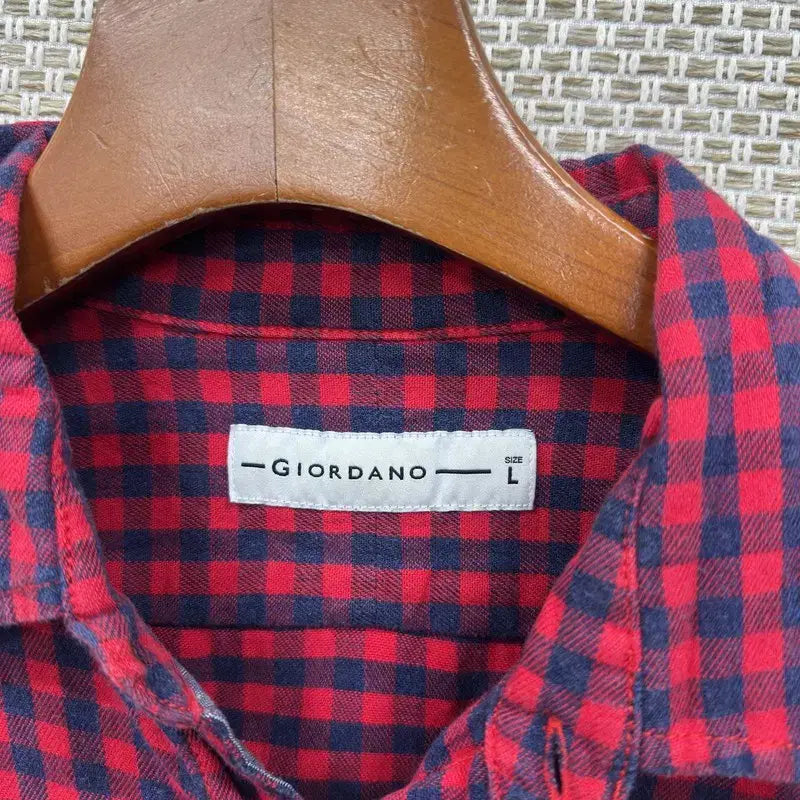 [SOLD OUT] 지오다노 캐주얼 체크 셔츠 L M09865