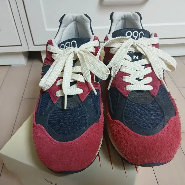 [BUNJANG] New Balance 990v2 Made in USA Sneakers / 뉴발란스 990v2 made in USA 크리센티넘 네이비 255