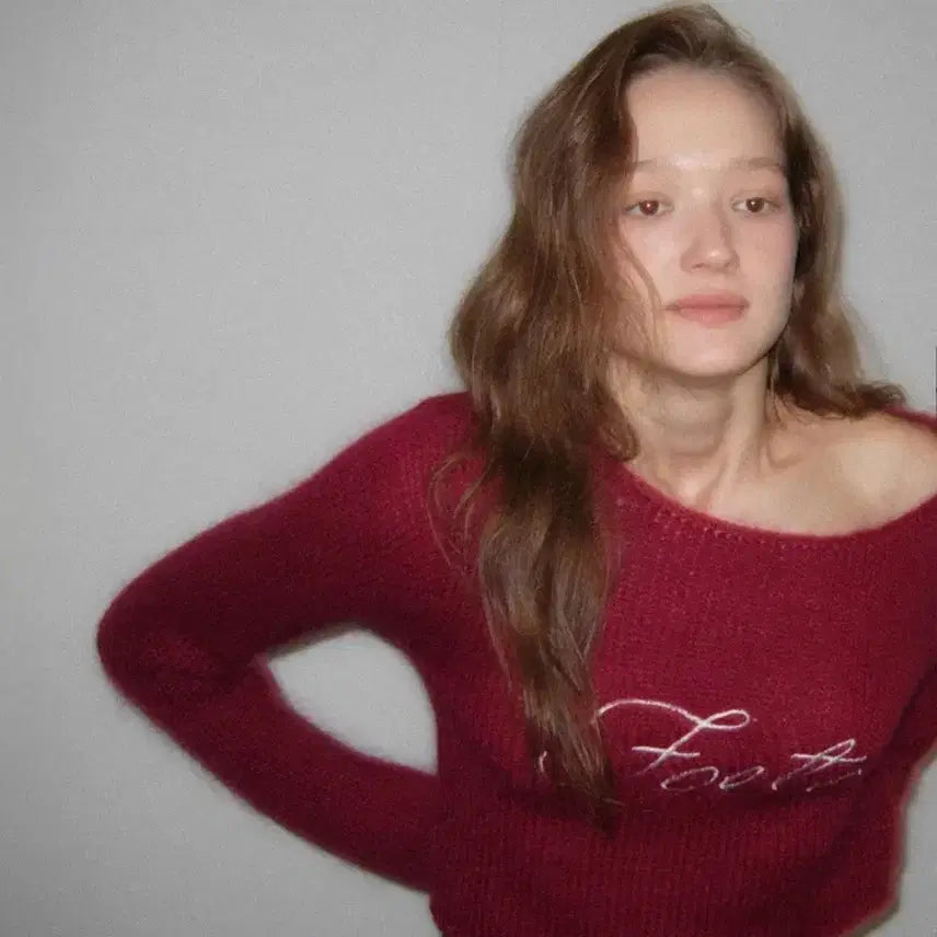 [BUNJANG] Poyeto Kid Mohair Knit Purple / 포에토 키딩 키드모헤어 니트 퍼플