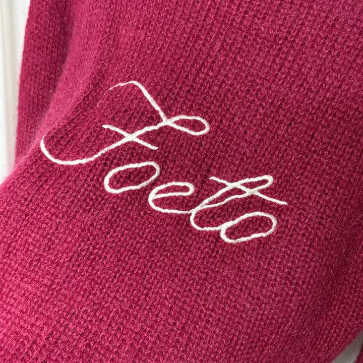 [BUNJANG] Poyeto Kid Mohair Knit Purple / 포에토 키딩 키드모헤어 니트 퍼플