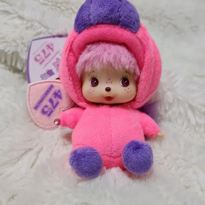 [BUNJANG] Monchhichi Sinacotyan Collaboration Keyring / 몬치치 시나코짱 콜라보 인형 키링