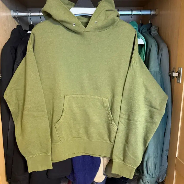 [BUNJANG] Visvim Amplus Hood Olive / [2] 비즈빔 앰플러스 후드 올리브