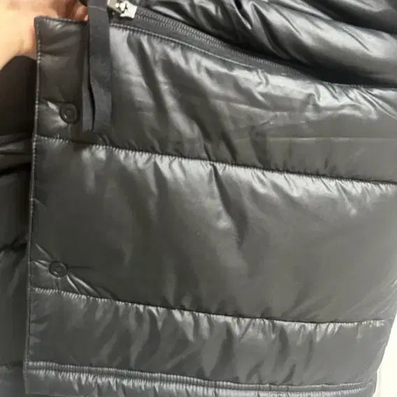 [BUNJANG] Nike Bench Coat Black Orange Logo (M) / 나이키 벤치 코트 블랙 오렌지 로고m