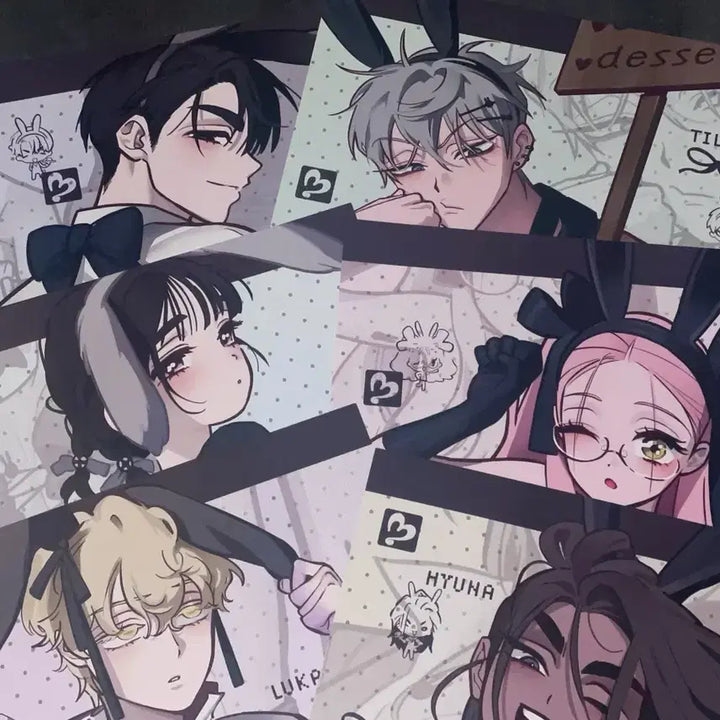 [BUNJANG] Aiste Barniste Ivan A3 Poster Complete / 에이스테 바니스테 a3 포스터 컴플리트 이반 틸 수아 미지 루카 현아