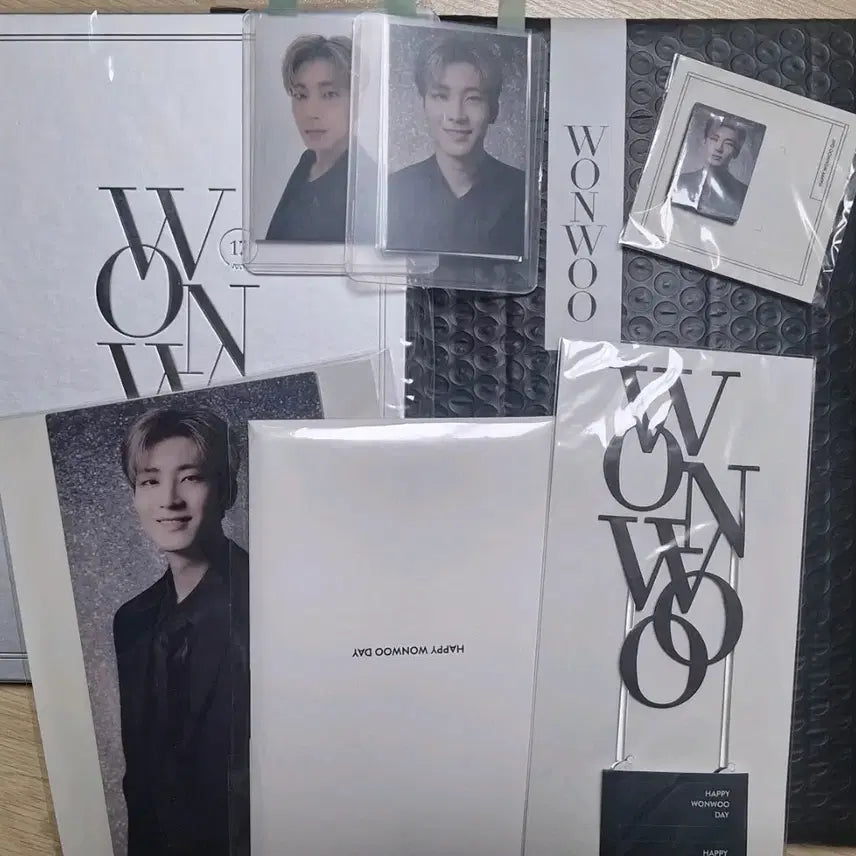 [BUNJANG] SEVENTEEN Wonwoo Birthday Box Ver. 1 Full Set / 세븐틴 원우 생일박스 버전1 풀구성
