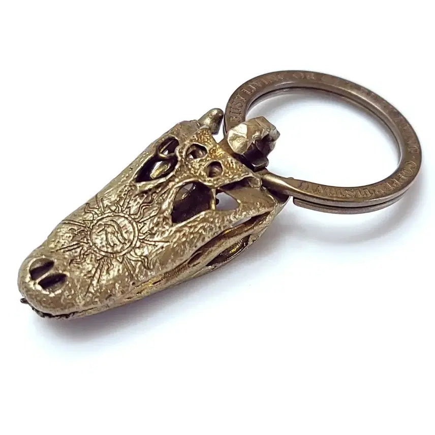 [BUNJANG] Solid Brass Crocodile Keyring / 황동 악어 키링