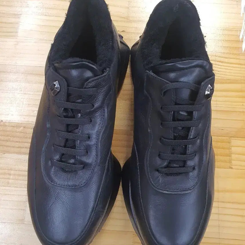 [BUNJANG] Mook GU412355SA Leather Winter Sneakers / [상태좋음] 무크(mook) 남성 가죽 방한 스니커즈 270