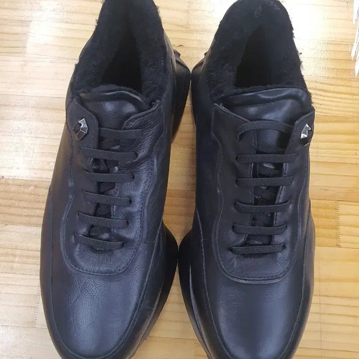[BUNJANG] Mook GU412355SA Leather Winter Sneakers / [상태좋음] 무크(mook) 남성 가죽 방한 스니커즈 270