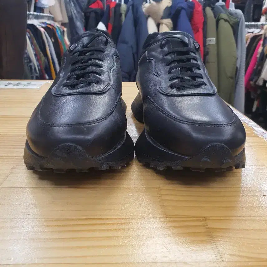 [BUNJANG] Mook GU412355SA Leather Winter Sneakers / [상태좋음] 무크(mook) 남성 가죽 방한 스니커즈 270