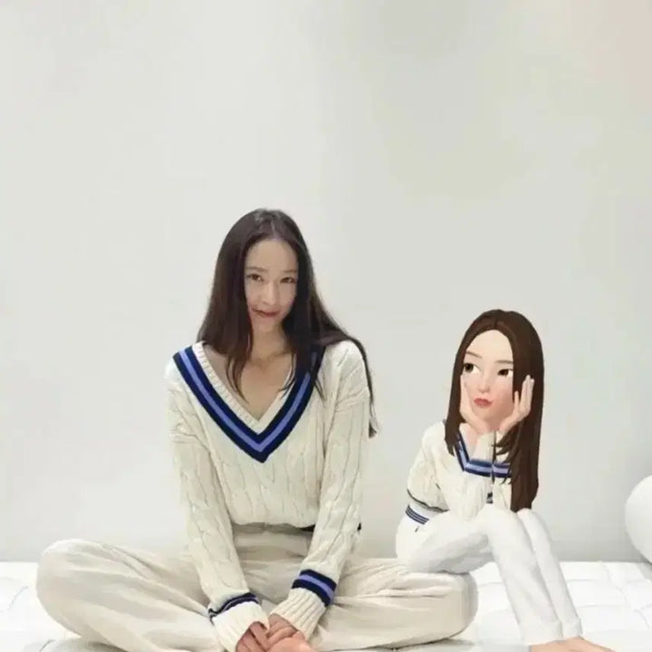 [BUNJANG] Polo An Yujin Cricket Knit M / 폴로 안유진 크리켓 니트 M