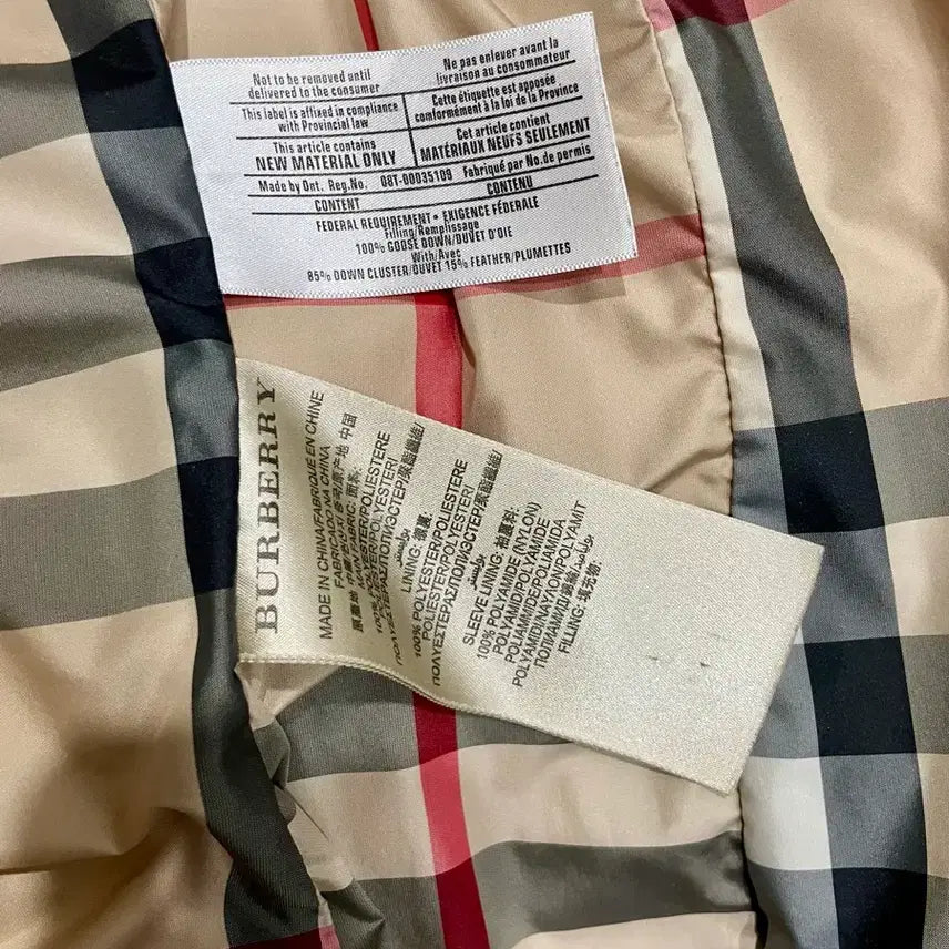 [SOLD OUT] 버버리 브릿 블랙 패딩 XS 정품