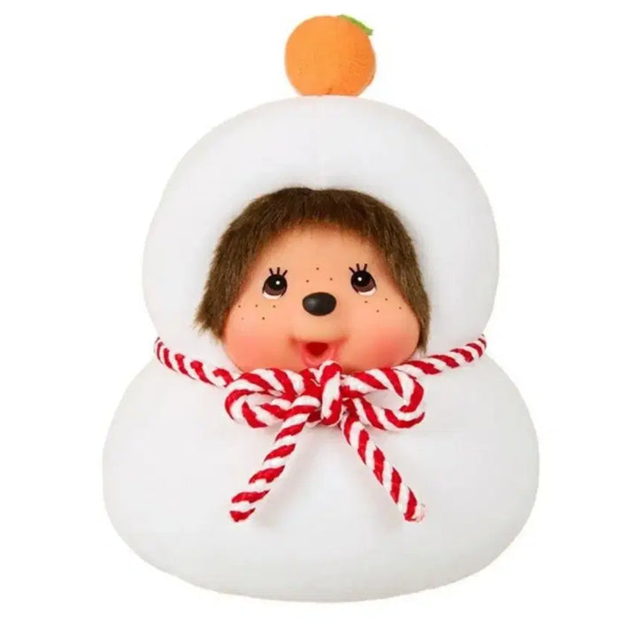 [BUNJANG] Snowman Monchhichi Doll / 눈사람 몬치치