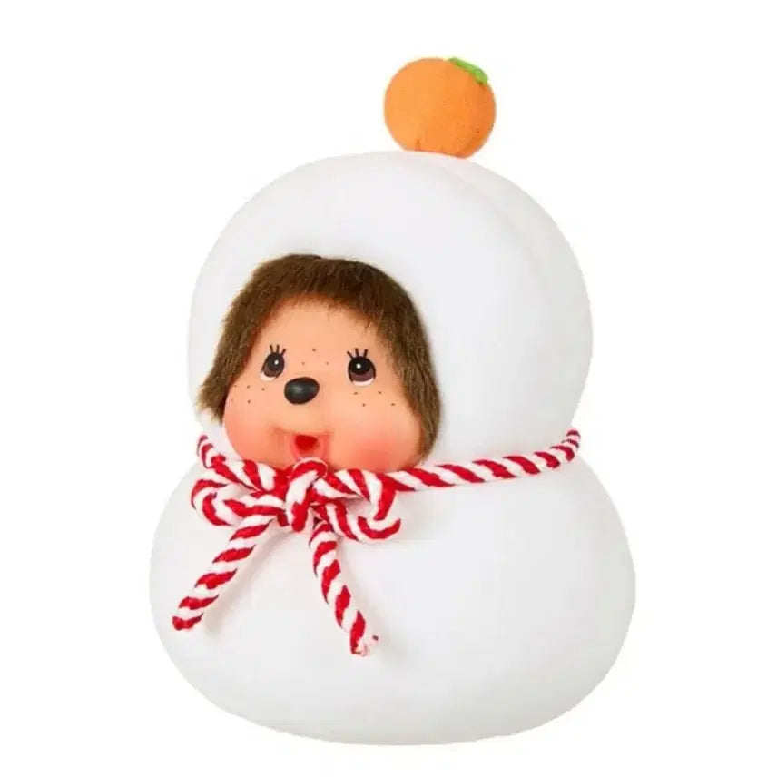 [BUNJANG] Snowman Monchhichi Doll / 눈사람 몬치치