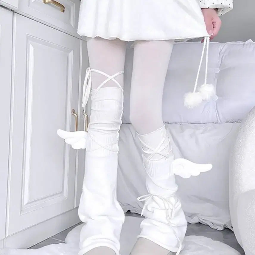 [BUNJANG] Subculture Wing Leg Warmers / 지뢰계 날개 레그워머 서브컬처