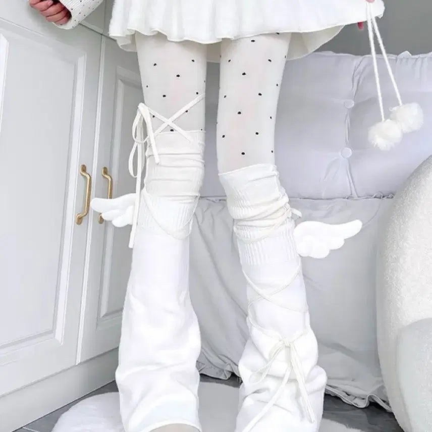 [BUNJANG] Subculture Wing Leg Warmers / 지뢰계 날개 레그워머 서브컬처