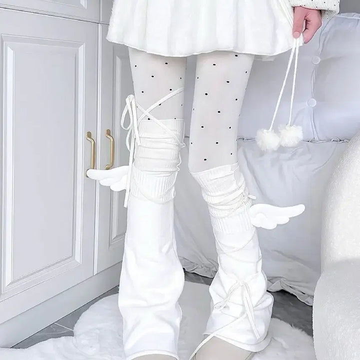[BUNJANG] Subculture Wing Leg Warmers / 지뢰계 날개 레그워머 서브컬처