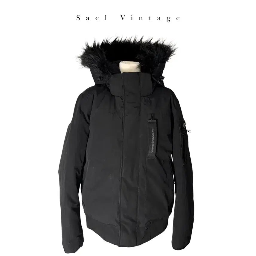 [BUNJANG] National Geographic Taruga Short Padded Jacket / 내셔널지오그래픽 타루가 숏 패딩 M 블랙