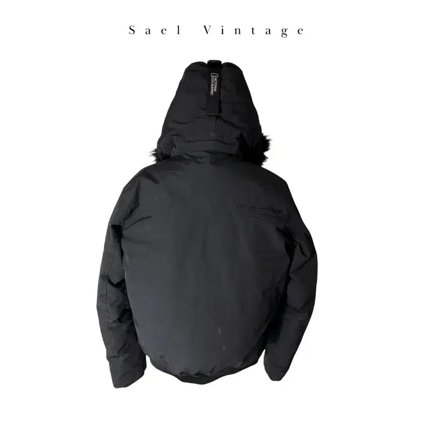 [BUNJANG] National Geographic Taruga Short Padded Jacket / 내셔널지오그래픽 타루가 숏 패딩 M 블랙