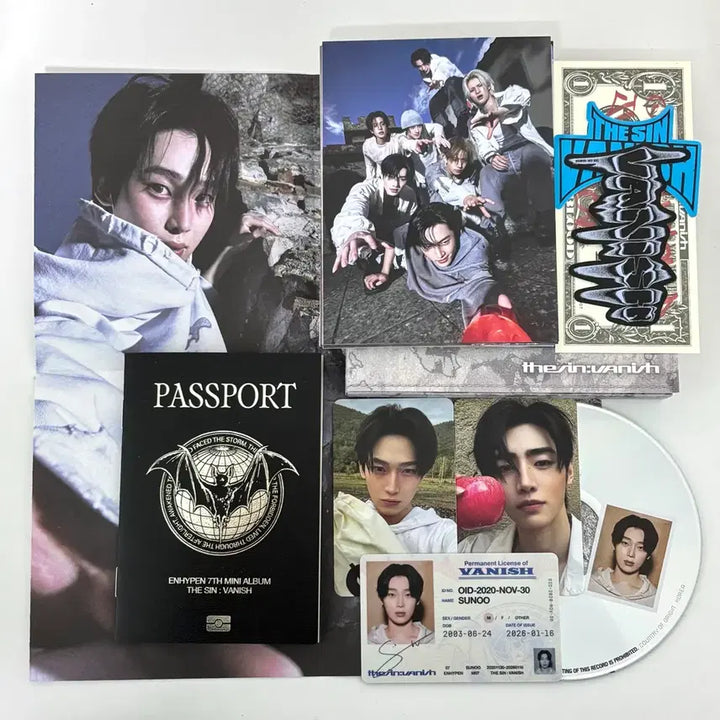 [BUNJANG] ENHYPEN Sunoo Sunghoon THE SIN: VANISH Album / 엔하이픈 THE SIN: VANISH 엔진반 앨범 선우 성훈 더신 베니쉬