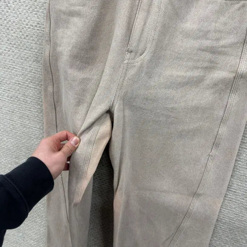 [SOLD OUT] 빈티지 베이지 와이드 데님팬츠 청바지 28인치 M09935