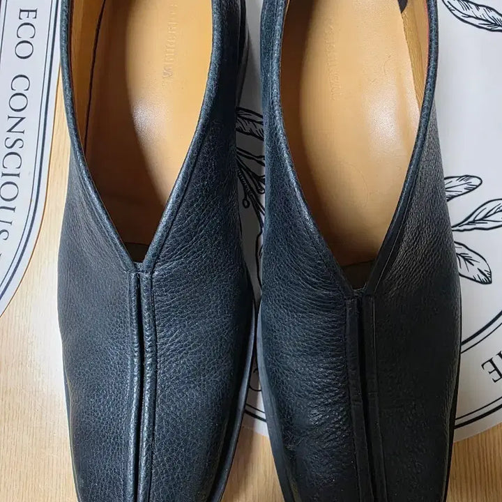 [BUNJANG] LeMaire Black Leather Shoes / 르메르맛 블랙 레더 슈즈