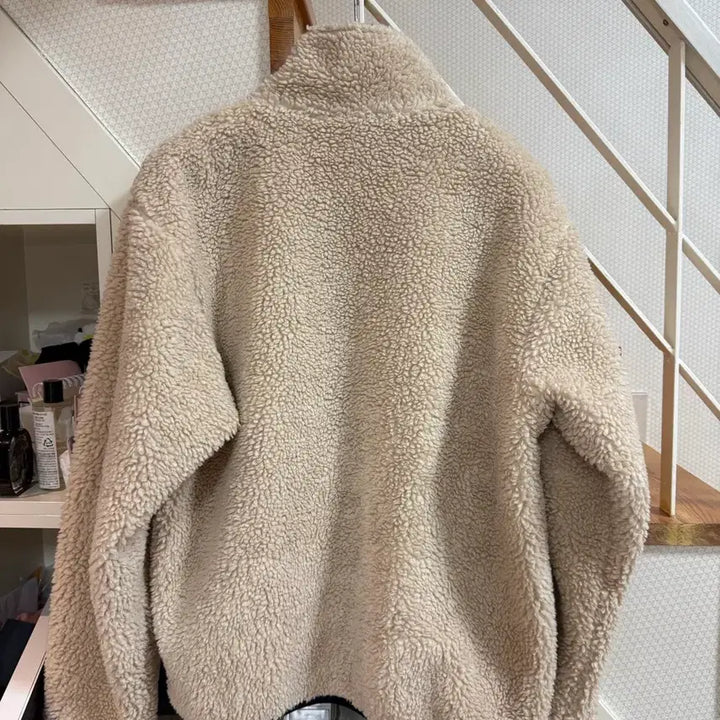 [SOLD OUT] [XXL] 스투시 셰르파 쉐르파 리버시블 플리스 자켓 베이지