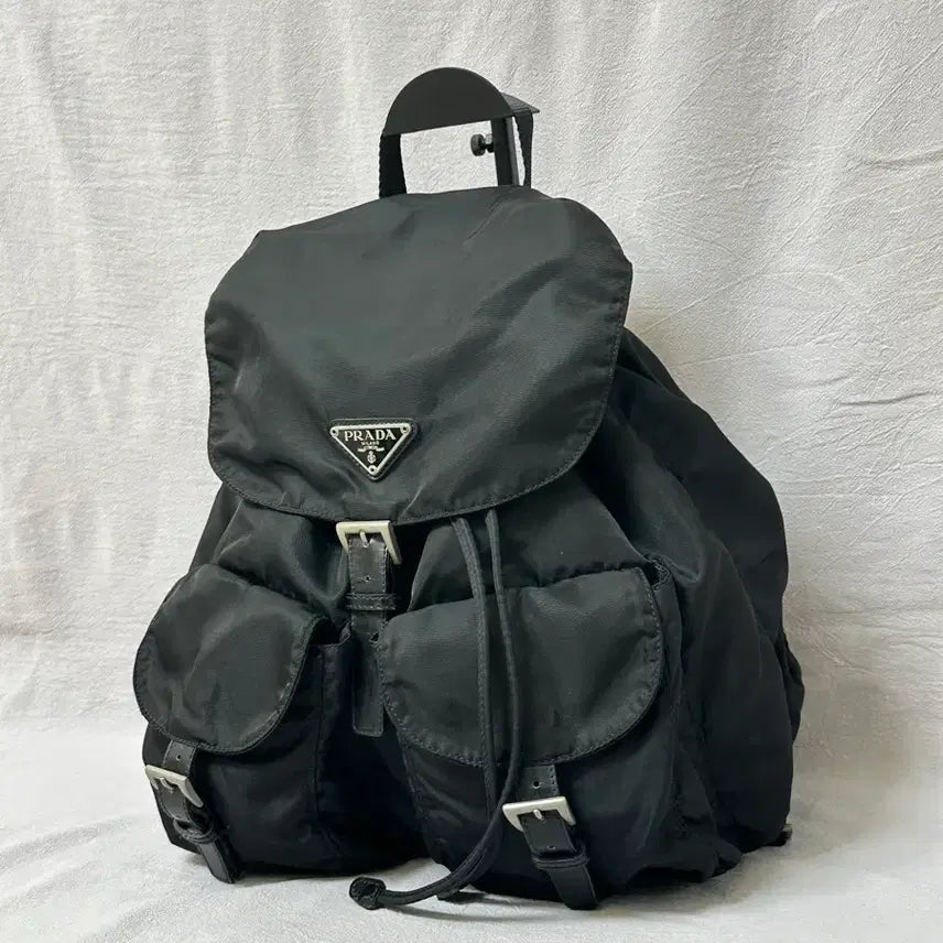 [BUNJANG] Prada Nylon Poconos Two-Pocket Backpack Medium / 프라다 나일론 포코노 투포켓 백팩 미디움