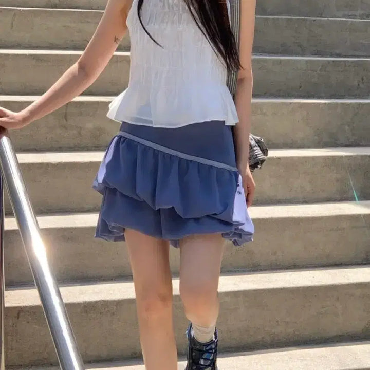 [BUNJANG] Sold Out Balloon Skirt Pants M New / 솔드아웃 벌룬 스커트 치마바지 M 새것