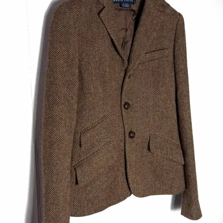 [BUNJANG] Polo Herringbone Wool Alpaca Jacket / 폴로 헤링본 자켓