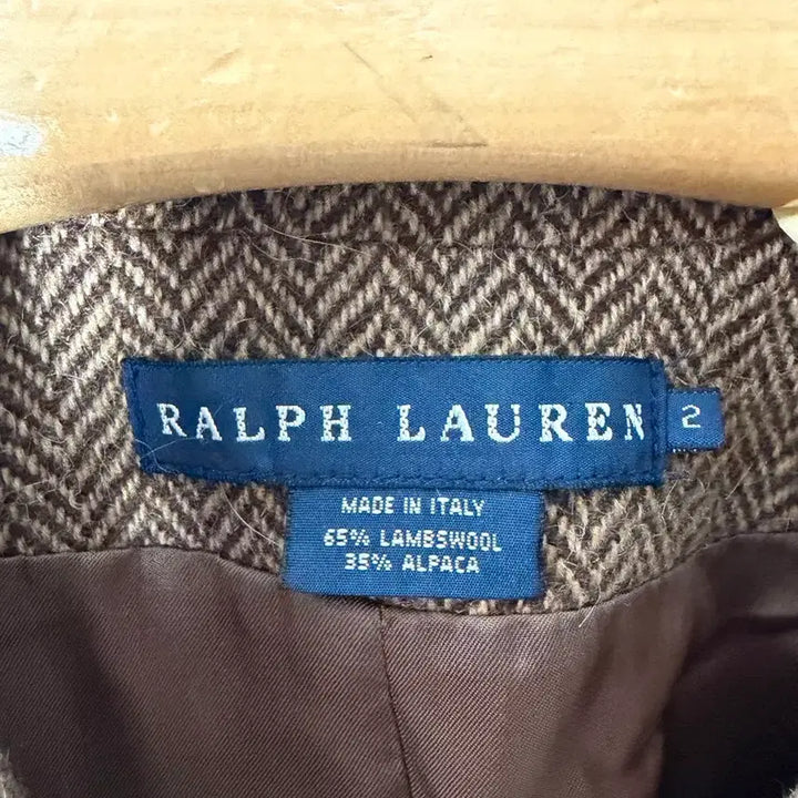 [BUNJANG] Polo Herringbone Wool Alpaca Jacket / 폴로 헤링본 자켓