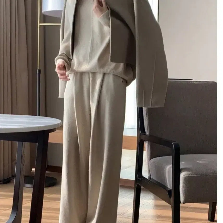 [BUNJANG] Hidef Grace Knit Set / 히디프 그레이스 니트 셋업